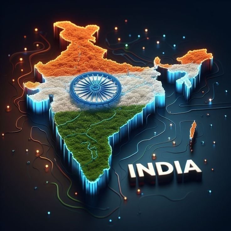 India aviation hub map artwork